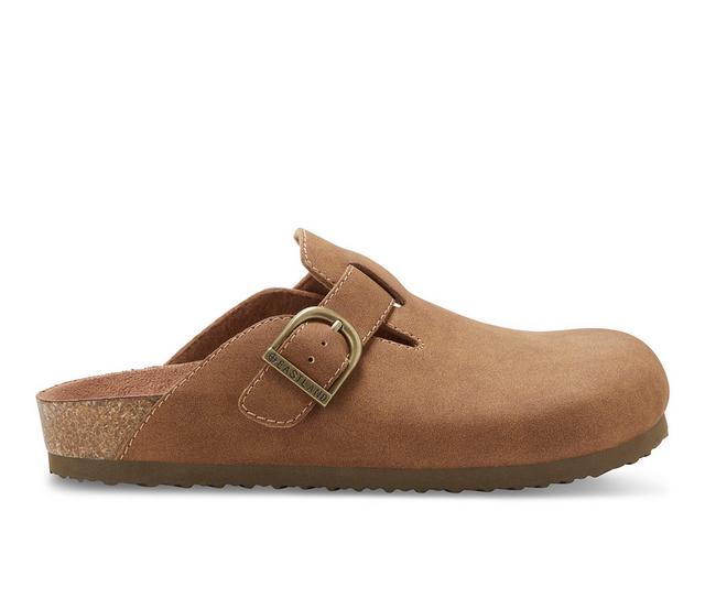 Women's Eastland Gina Clogs in Oak color