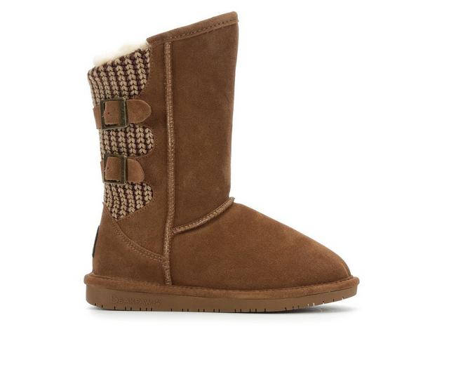 Women's Bearpaw Boshie Wide Width Winter Boots in Hickory color