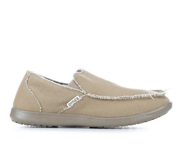 Men's Crocs Santa Cruz Casual Shoes in Khaki color