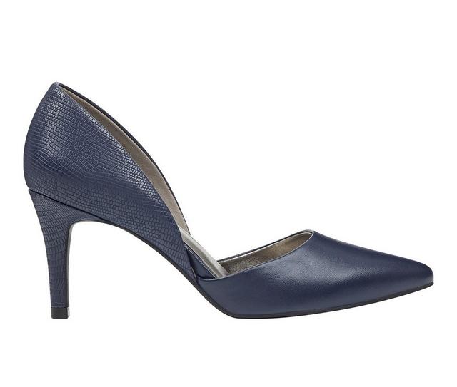 Women's Bandolino Grenow Pumps in Dark Blue color