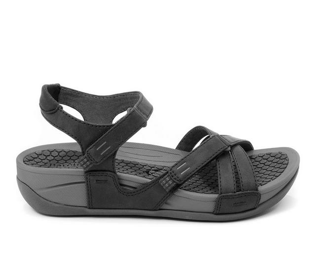 Women's Baretraps Danny Slip-Resistant Outdoor Sandals in Black color