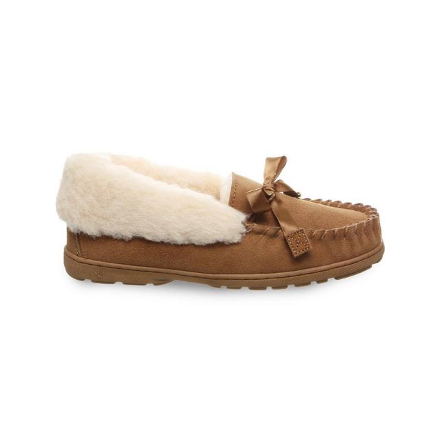 Bearpaw Indio Moccasin Slippers in Hickory color