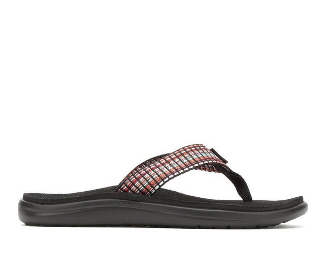 Women's Teva Voya Flip-Flops in Black Multi color