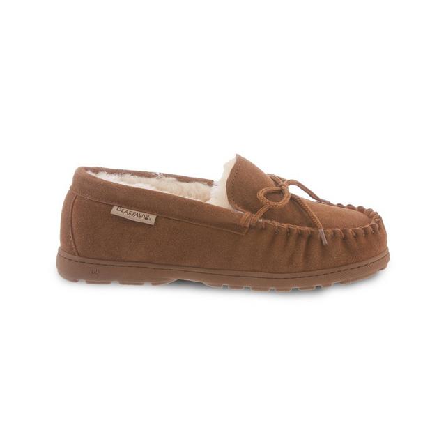 Bearpaw Mindy Moccasin Slippers in Hickory color