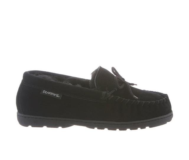 Bearpaw Mindy Moccasin Slippers in Black color
