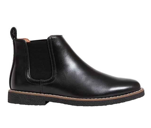 Boys' Deer Stags Little Kid & Big Kid Zane Chelsea Boots in Black/Black color