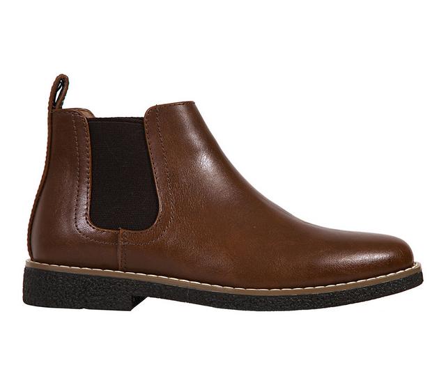 Boys' Deer Stags Little Kid & Big Kid Zane Chelsea Boots in Brown color