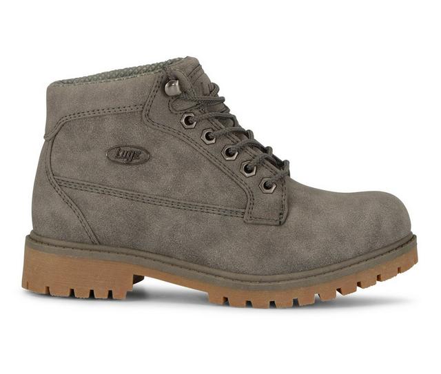 Women's Lugz Mantle Mid Boots in Charcoal color