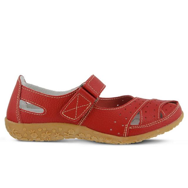 Women's SPRING STEP Streetwise Sandals in Red color