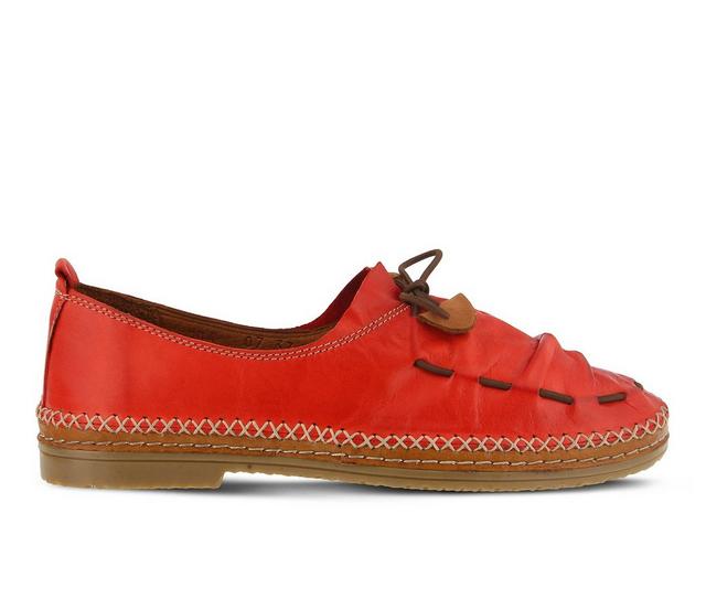 Women's SPRING STEP Berna Slip-On Shoes in Red color
