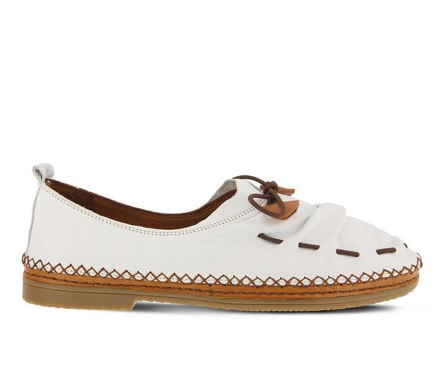 Women's SPRING STEP Berna Slip-On Shoes in White color