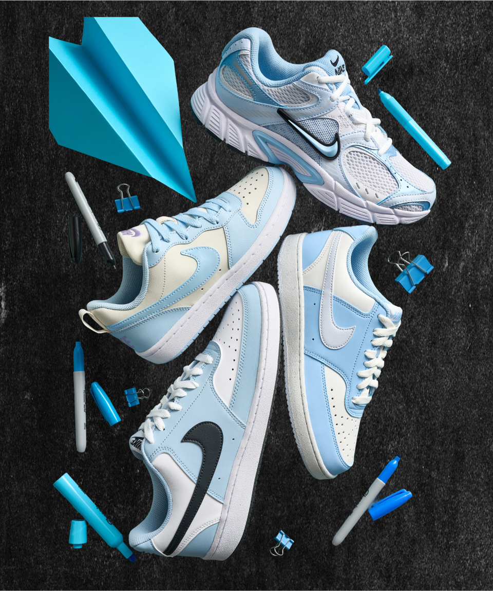 SHOP BACK IN BLUE NIKE