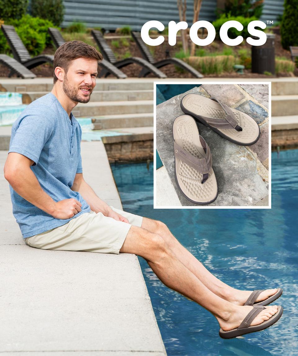 Spend your summer in comfort with new Crocs sandals
