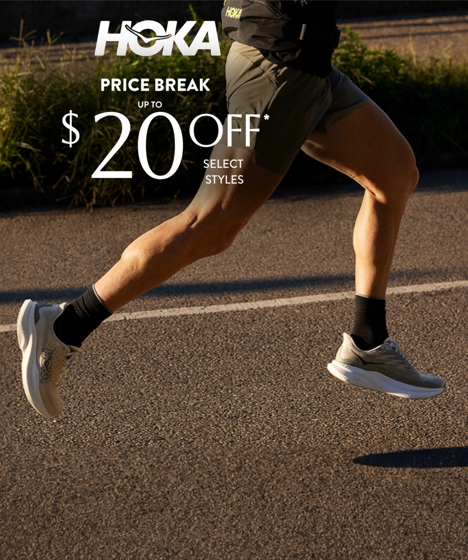 Save up to $20 off select Hoka including the Mach 6! 