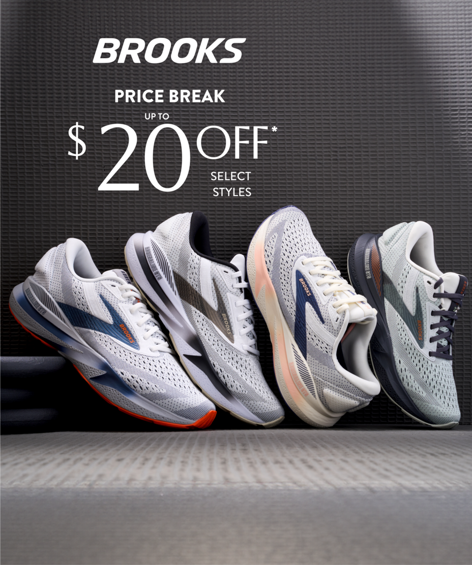 Save up to $20 off select Brooks sneakers.