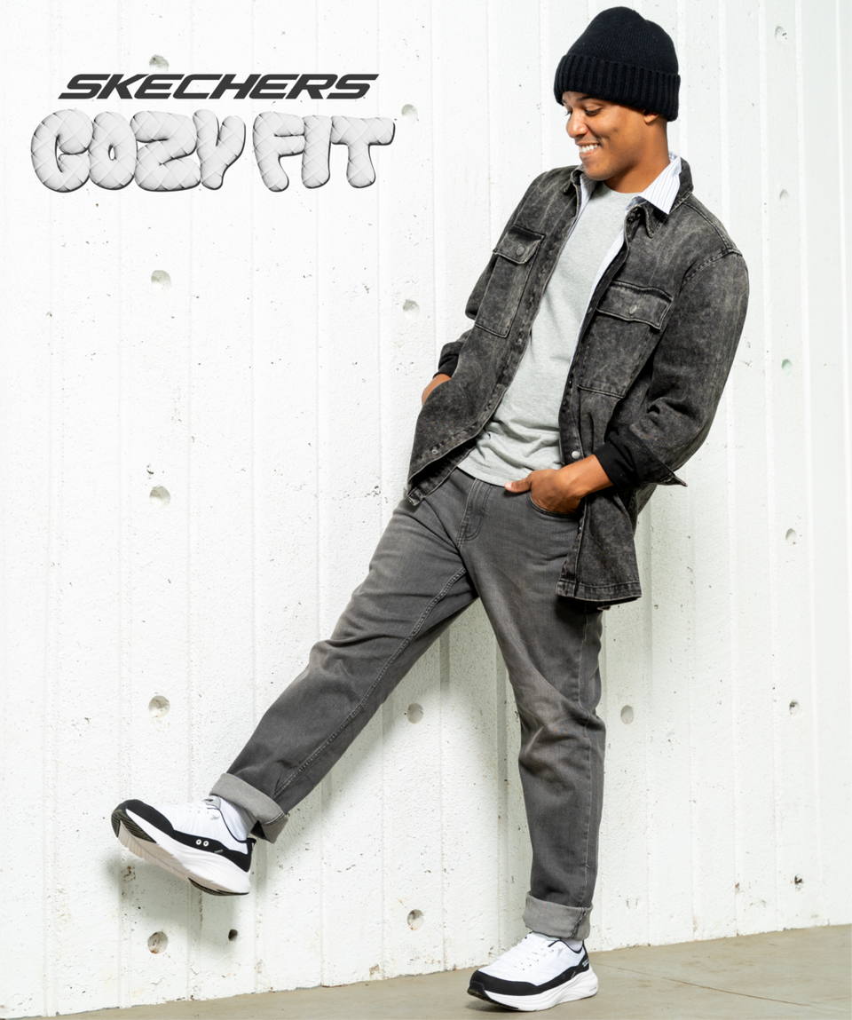 Enjoy hands free comfort like never before with Skechers Slip-ins Cozy Fit. 