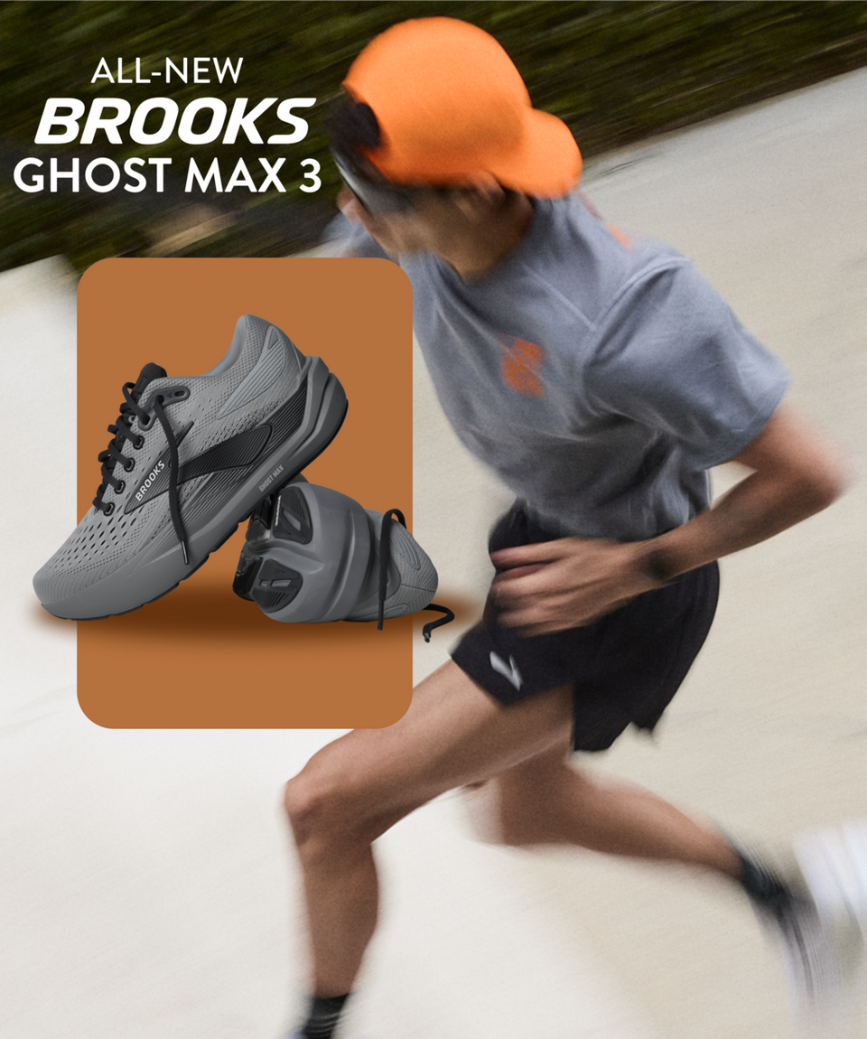 Introducing the Brooks Ghost Max 3, a high-stack daily trainer that makes every step feel effortless. 
