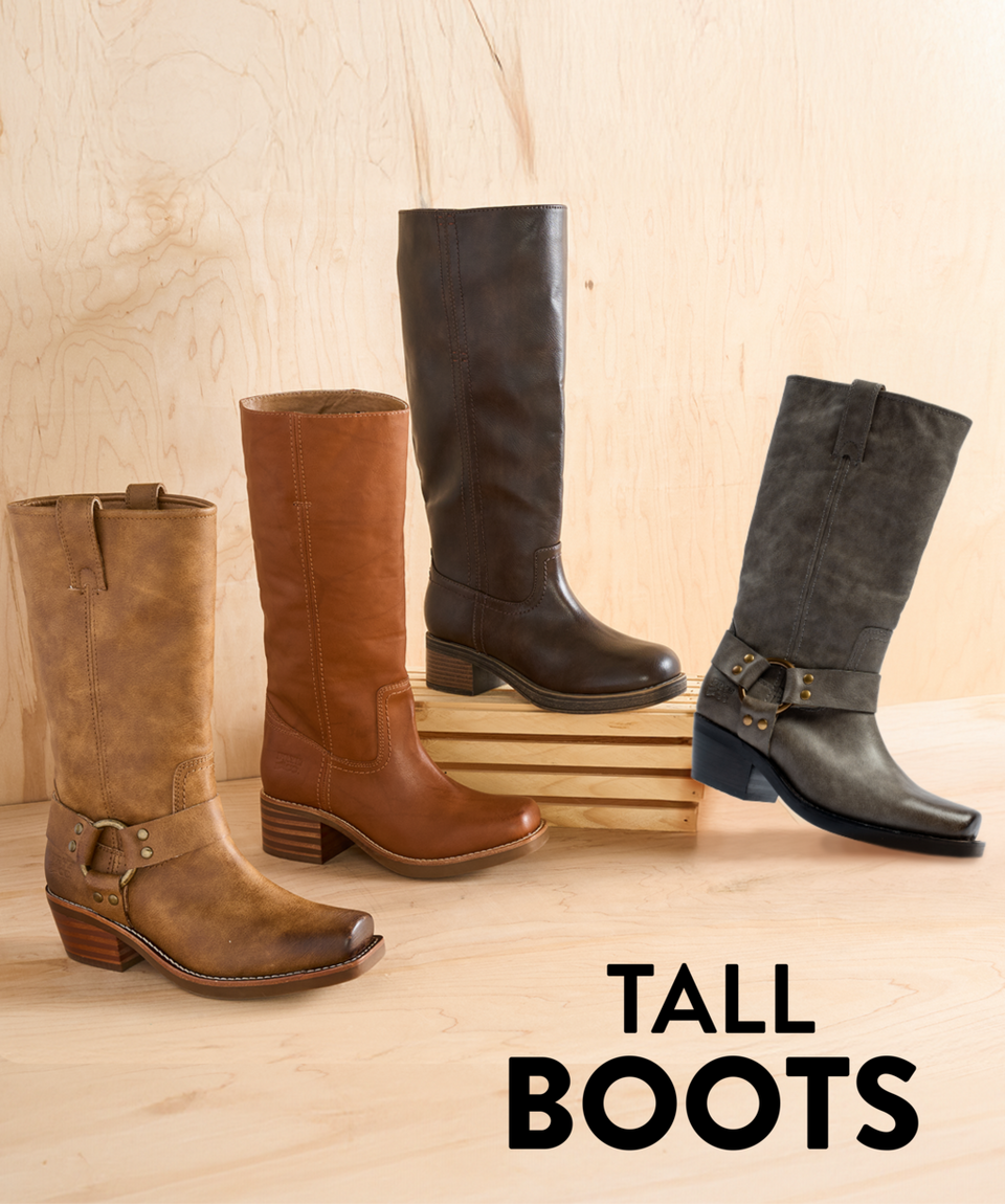 Reach new heights this fall with tall shaft boots.