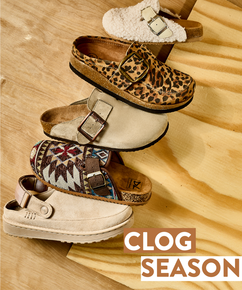 It's clog season! Check out the latest styles from White Mountain, Madden Girl and more!