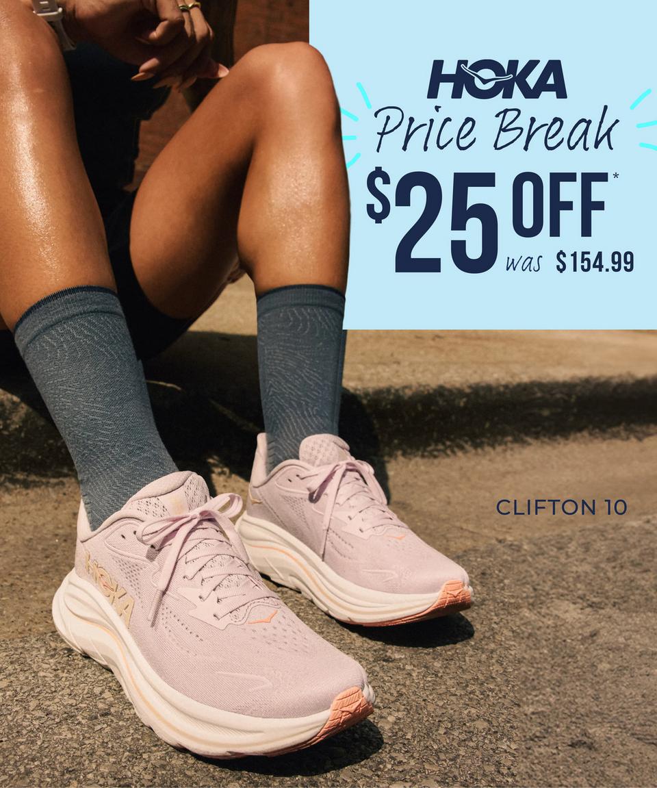 Save $25 on the Hoka Clifton 10!