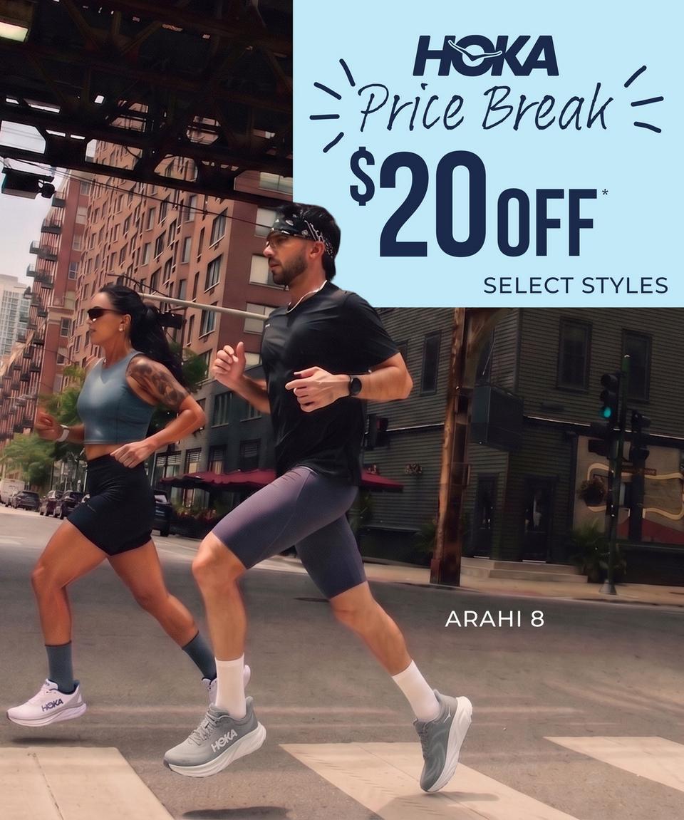 Save $20 on the Hoka Arahi 8, click to shop now!