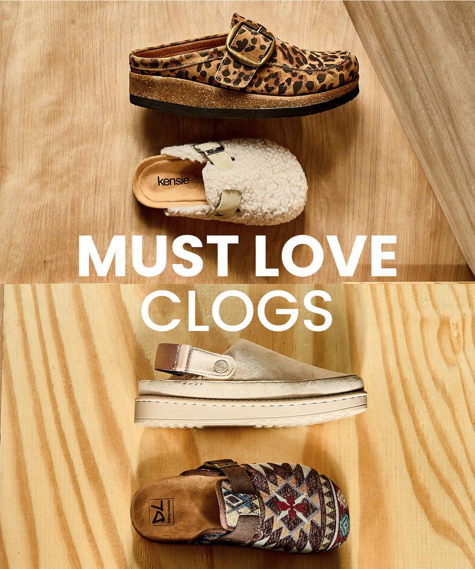 Shop the hottest trend for Fall - must love clogs!