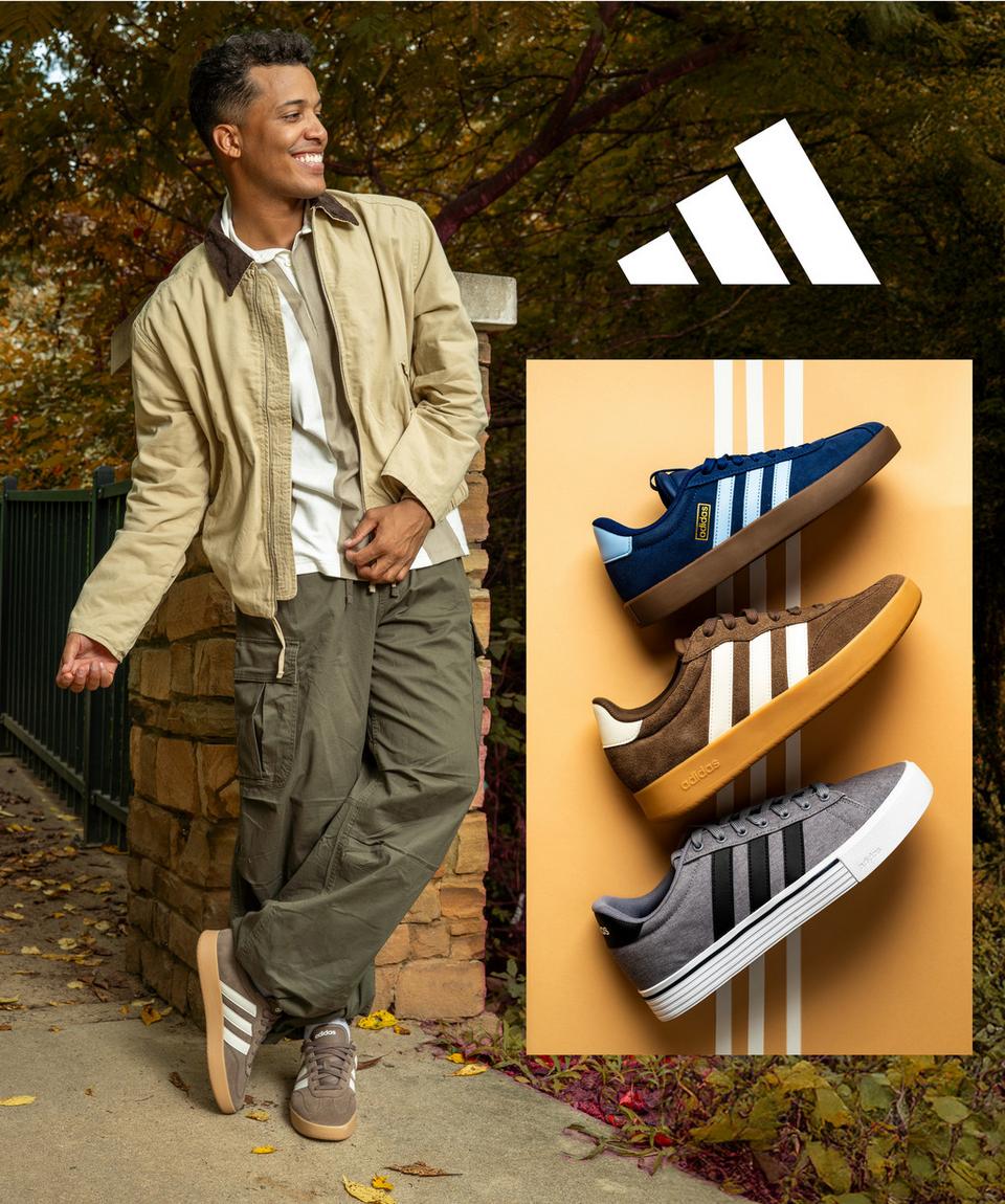 Stripes are in season... Adidas three-stripes trhat is!