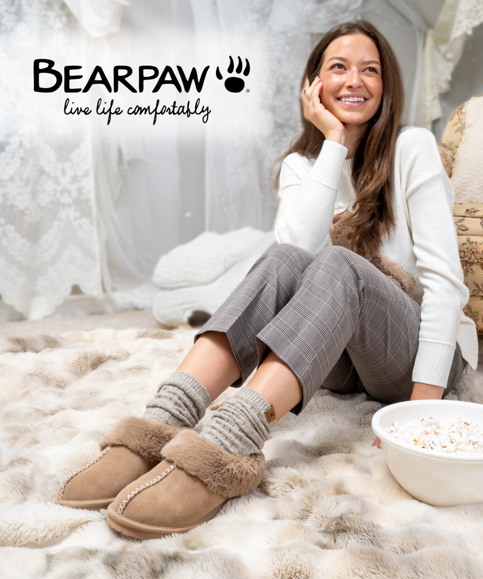 Shop cozy gifts for the holidays with clogs and boots from Bearpaw!
