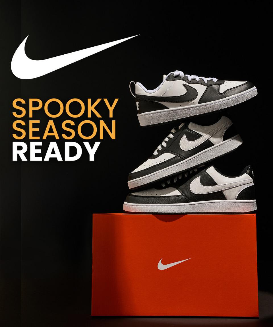 Get spooky season ready with new Nike in Halloween colors.