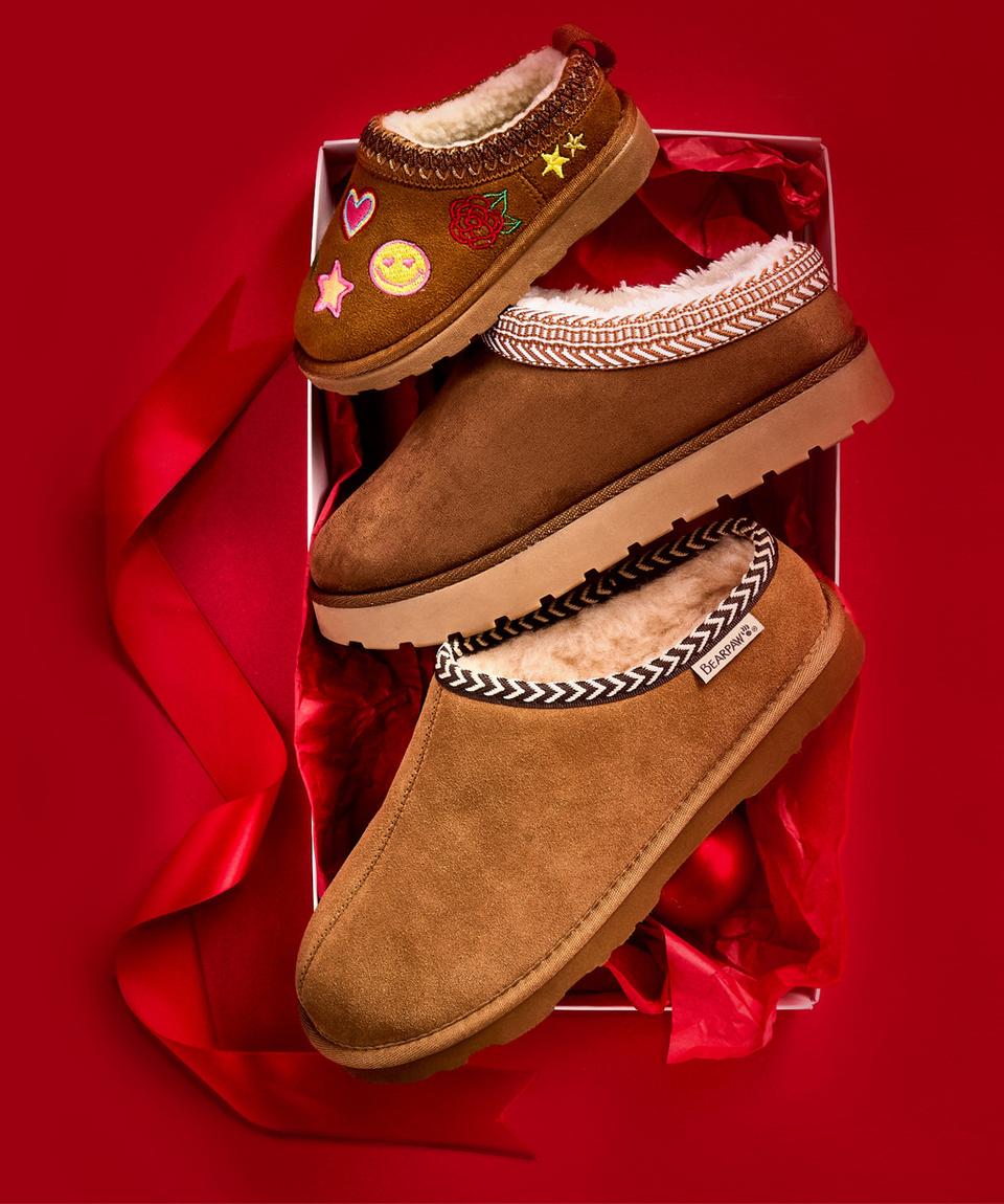 Shop cozy gifts for the holidays with lined clogs and boots!