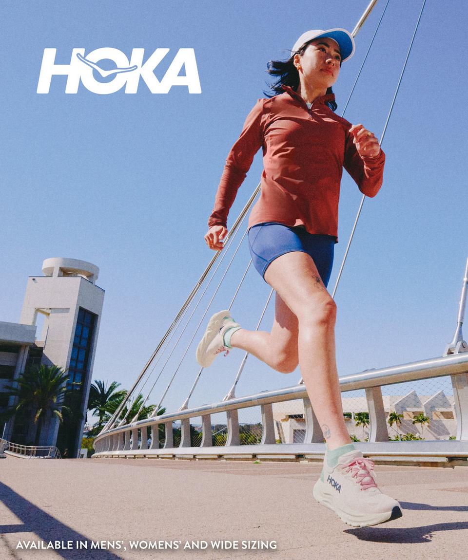 Fuel your run with new styles from Hoka. 