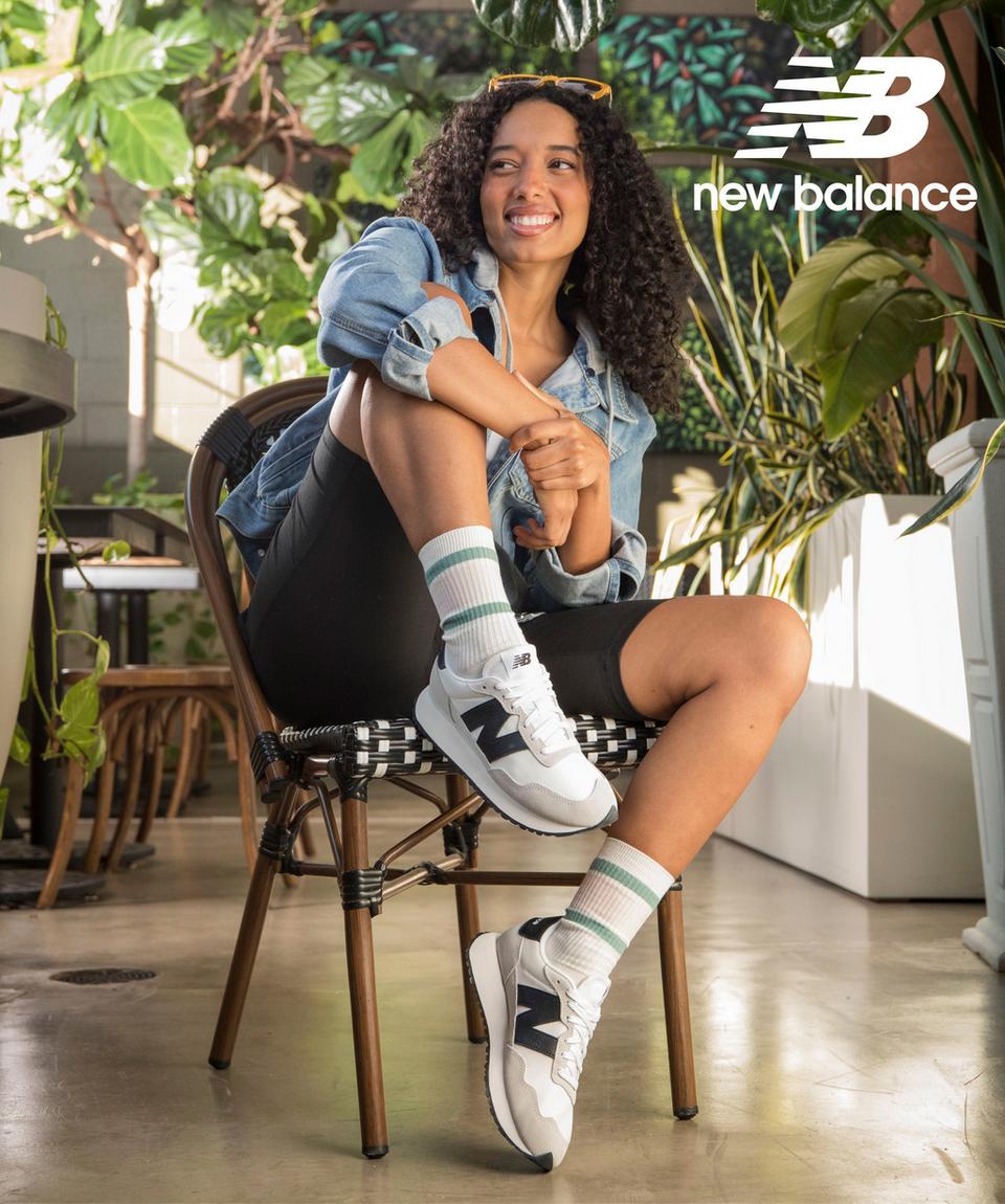 Sneak into fall with fresh New Balance styles. 