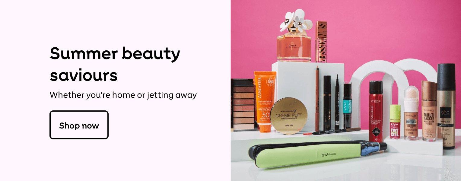 Summer beauty
saviours
Whether you're home or jetting away
Shop now