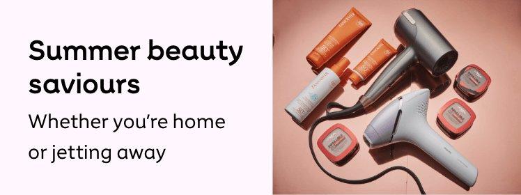 Summer beauty
saviours
Whether you're home or jetting away
Shop now