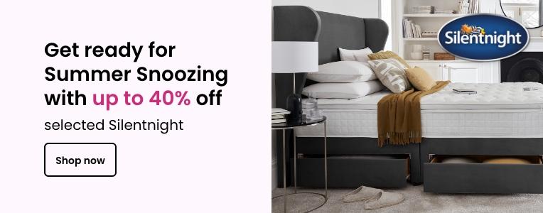 Get ready for summer snoozing with up to 40% off selected Silentnight