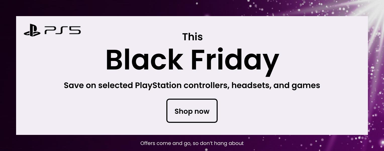 This Black Friday save on selected PlayStation controllers, headsets, and games