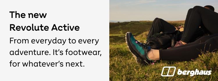 The new Revolute Active - From everyday to every adventure. Its footwear, for whatevers next.