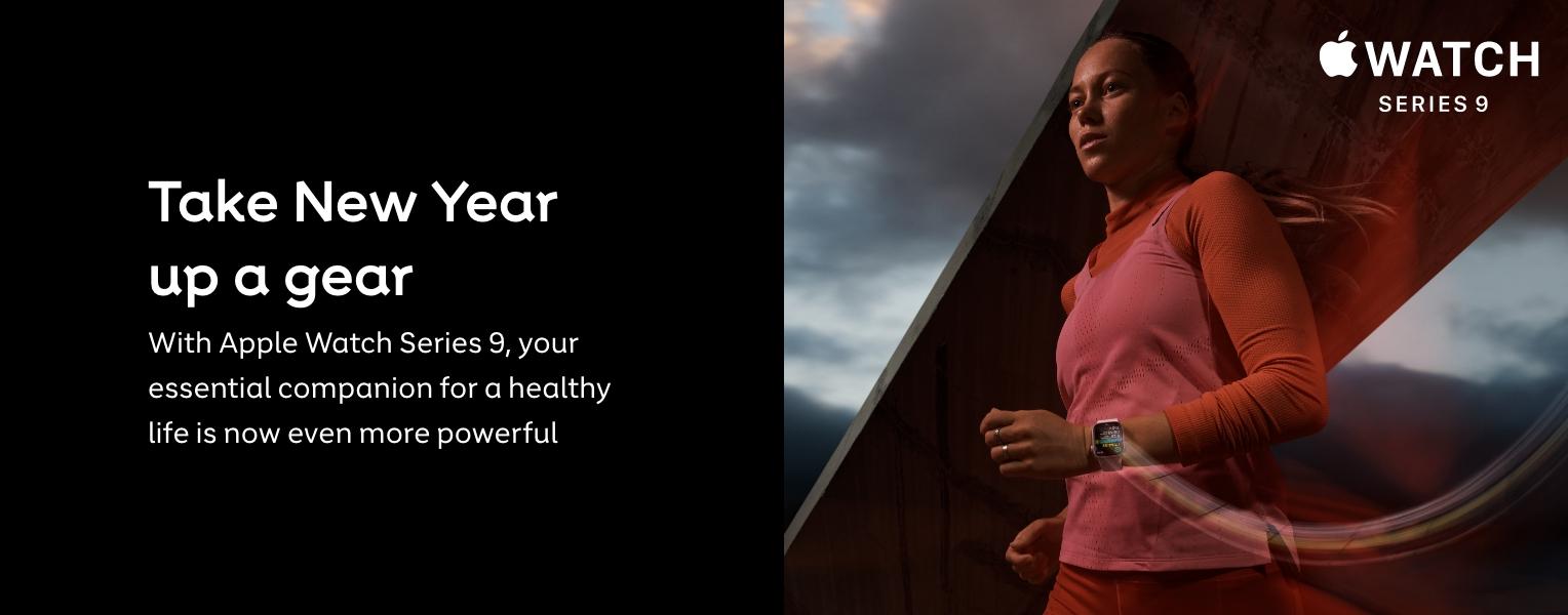 Apple Watch Series 9 | Take new year up a gear with Apple Watch Series 9 your essential companion for a healthy life is now even more powerful. 