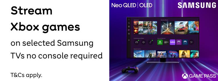 Stream Xbox Games on selected Samsung TVs