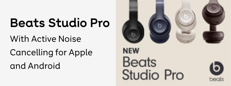 Beats Studio Pro - Wireless Bluetooth Noise Cancelling Headphones with  AppleCare+ Included