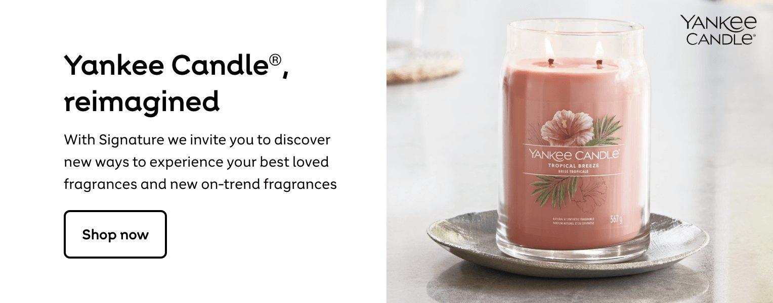 Yankee Candle reimagined with Signature
