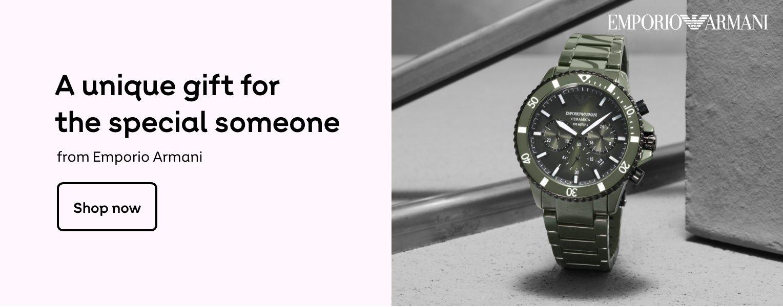 A unique gift for the someone special from Emporio Armani. Shop now.