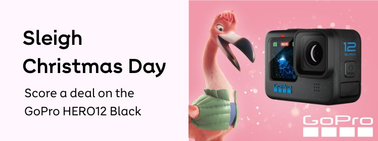 Sleigh Christmas Day | Score a deal on the GoPro HERO12 Black