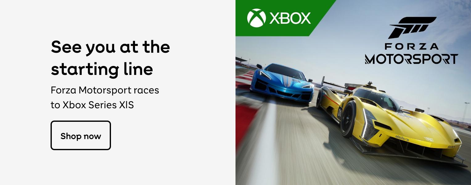 Xbox Forza Motorsport races to Xbox Series XIS on October 10