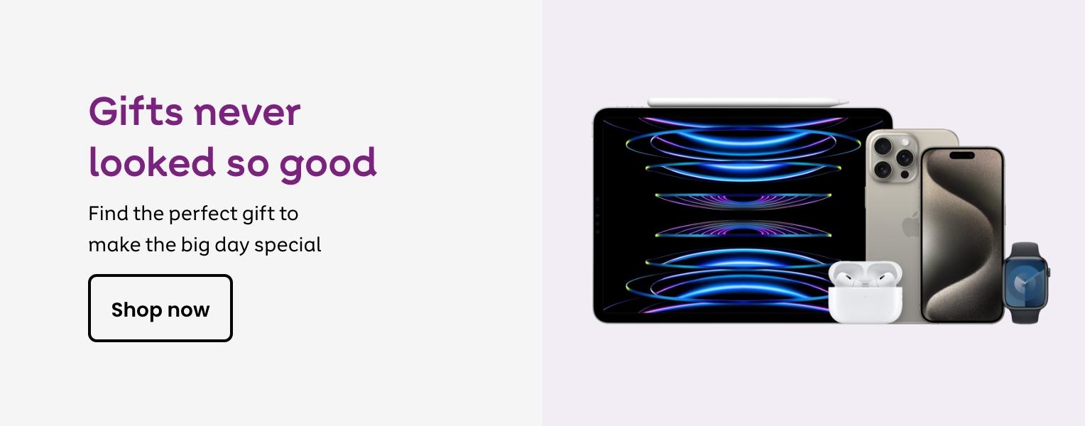The Apple gifts that keep on giving - the perfect gift to make the big day special.