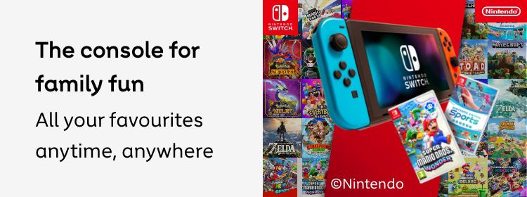 Nintendo Switch | The console for family fun. All your favourites anytime, anywhere.