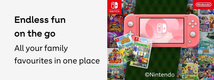 Nintendo Switch | Endless fun on the go. All your family favourites in one place.
