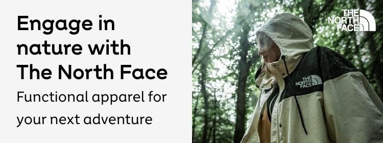 Engage in nature with the North face. Functional apparel for your next adventure.