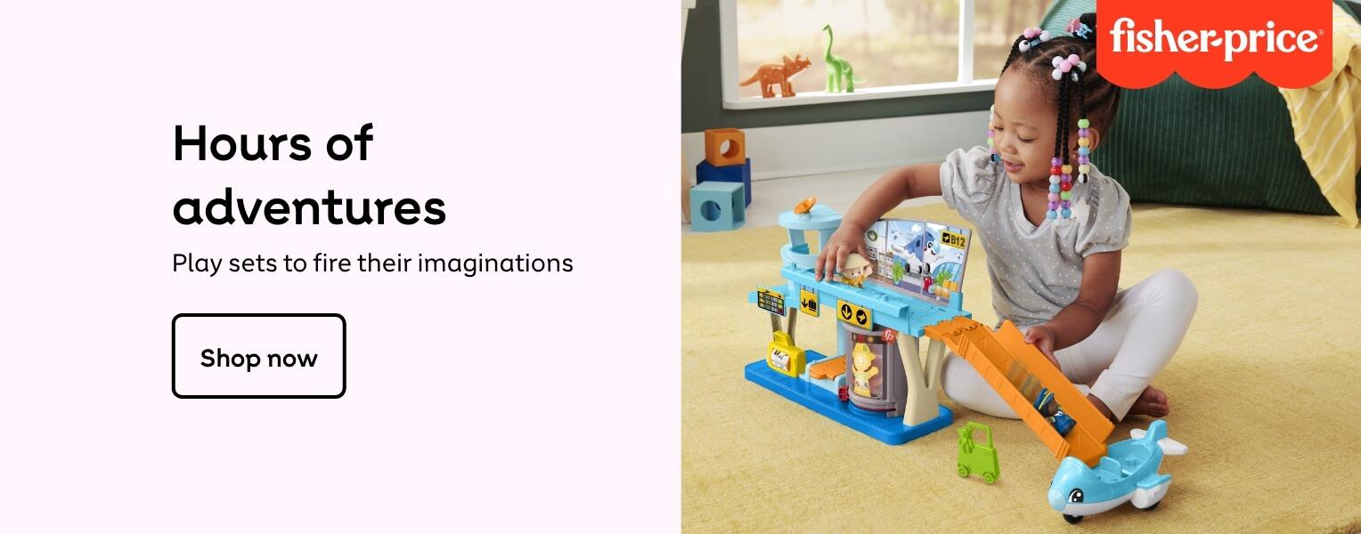 Hours of adventures. Play sets to fire their imaginations. Shop now.