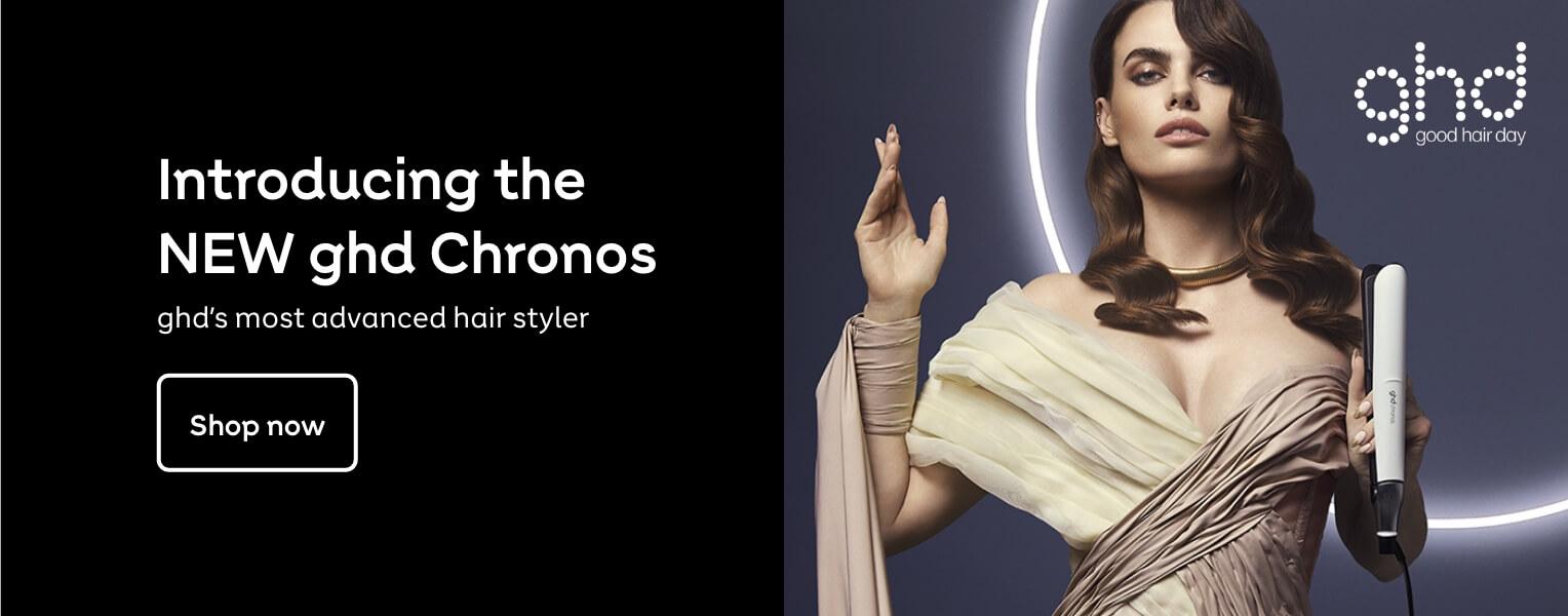  ghd Chronos Styler ― 1 Hair Straightener, 3X Faster HD  Motion-Responsive Styler for One Stroke High-Definition Results that Last  24hrs, 85% More Shine, 2X Less Frizz, No Heat Damage ― White 